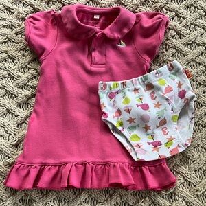 Magnificent Baby 2-pc dress bloomers Pink Ocean bloomers Magnetic 6 months